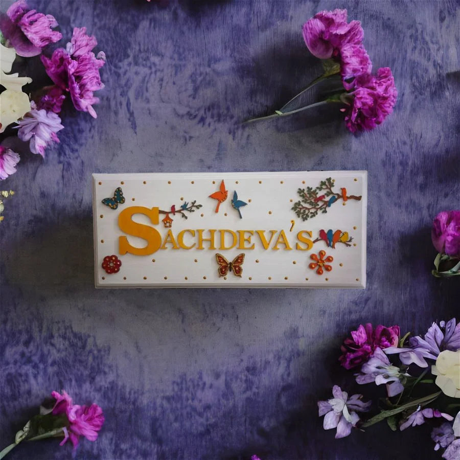 Adults Nameplate Nature Theme