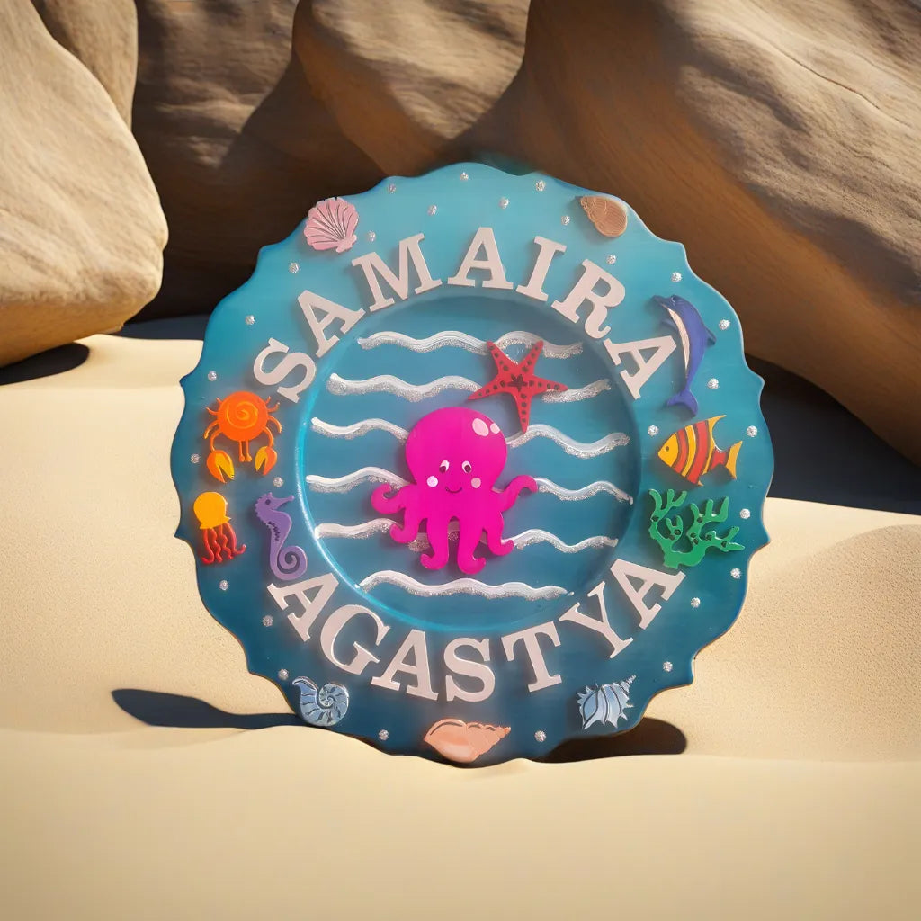 Marine Kids Nameplate