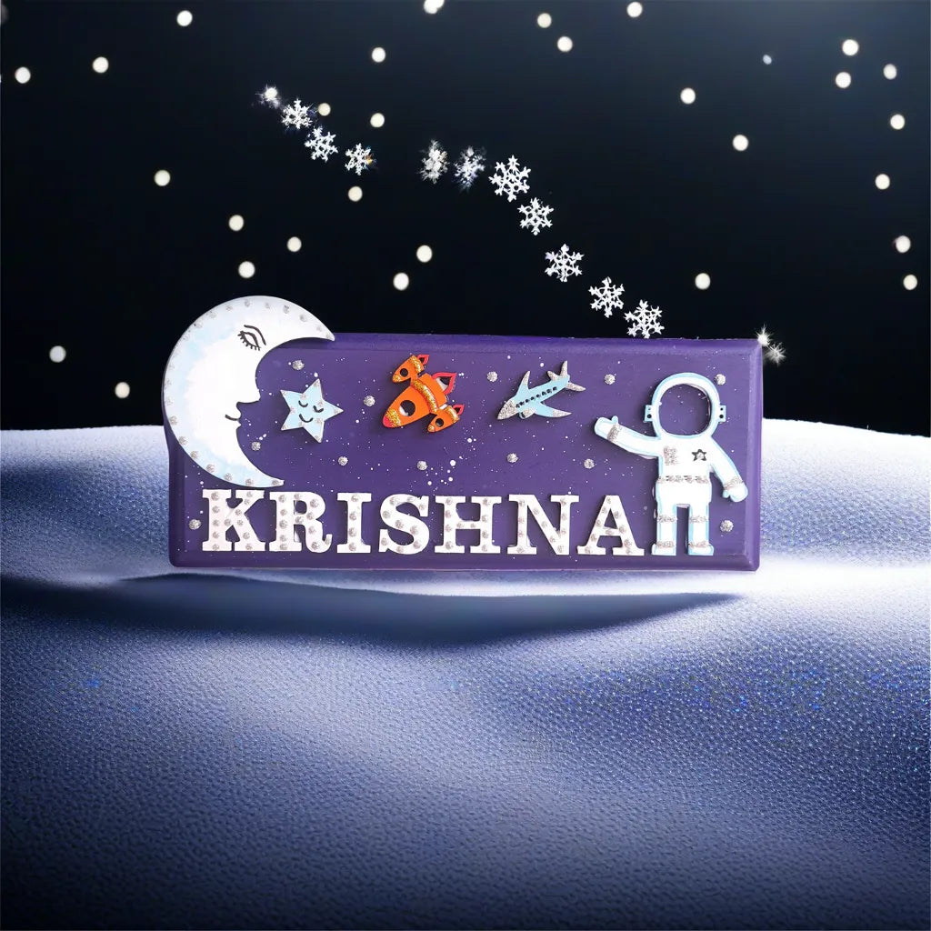 space kids nameplate