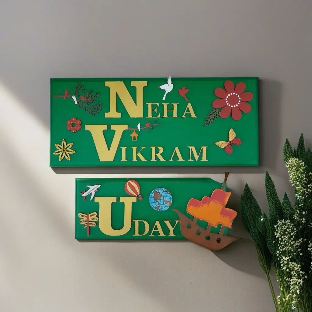 Couple Nameplate