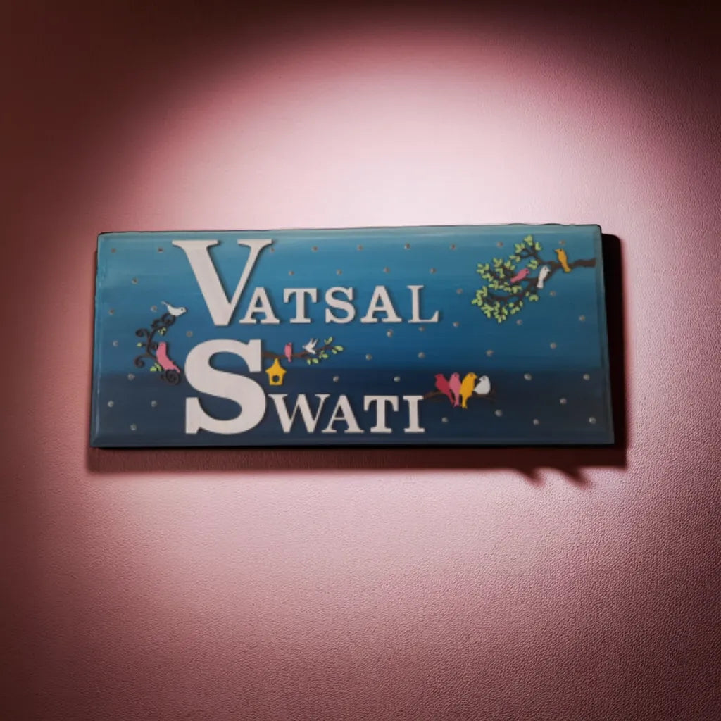 Adults Nameplate Nature Theme
