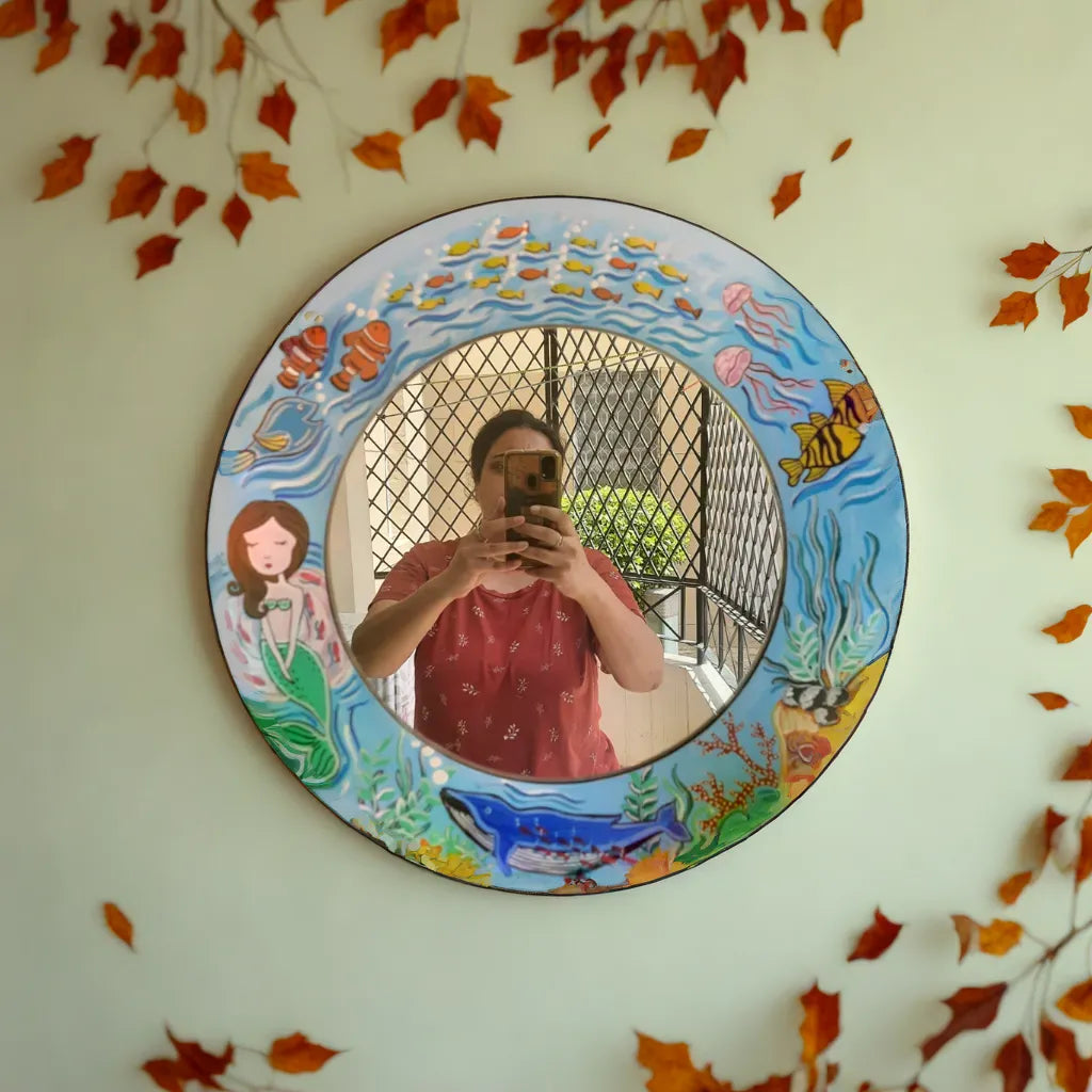 mirror frame for kids room