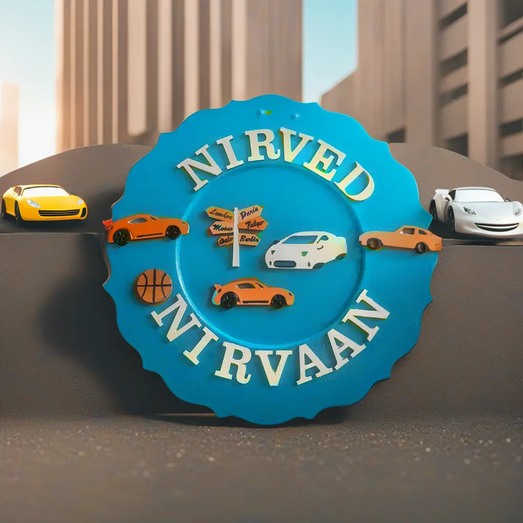 Car Nameplate For Kids