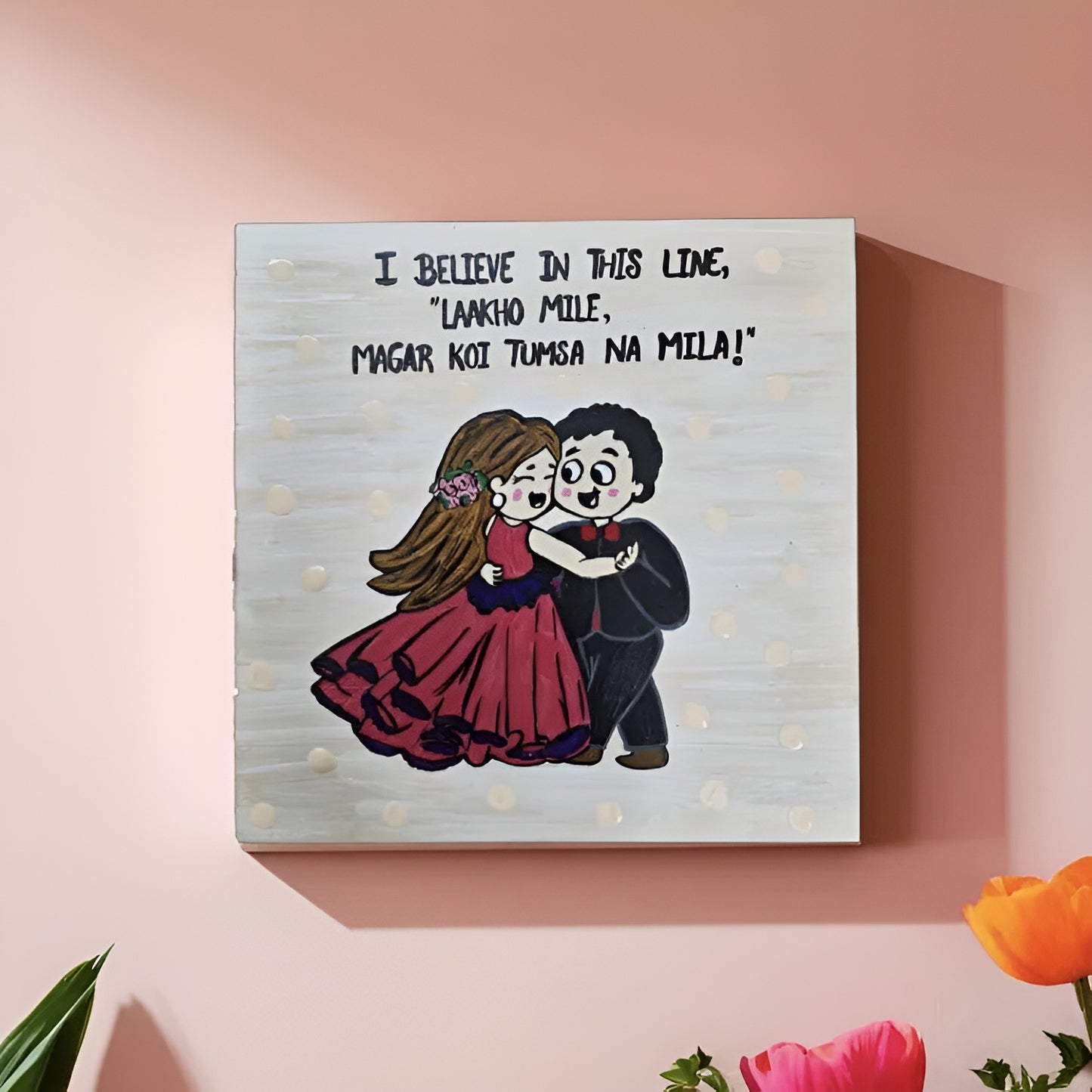 dancing couple wall art