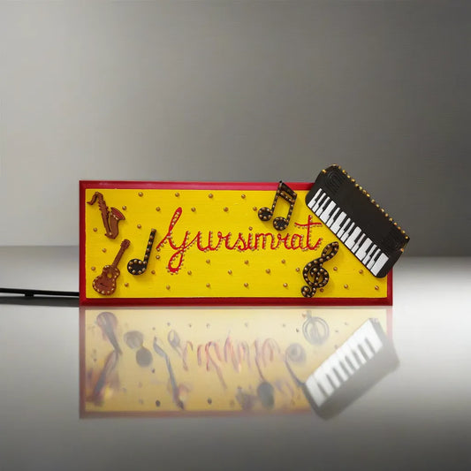 Music Kids Nameplate