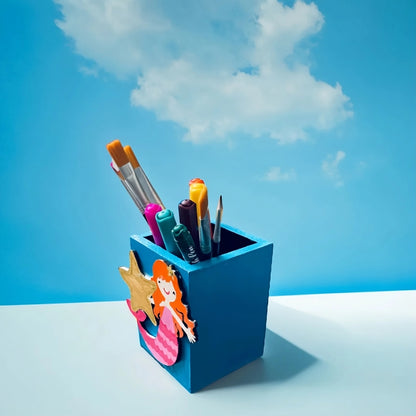 mermaid pen stand