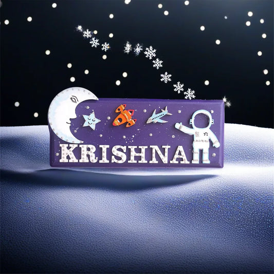 space kids nameplate