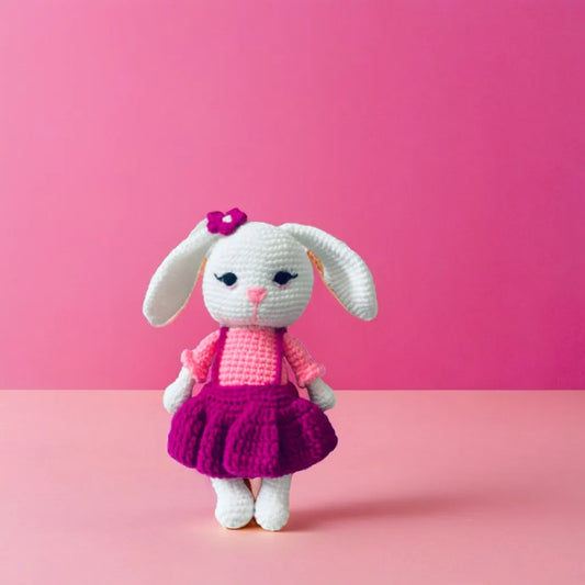 She Rabbit Crochet Toy