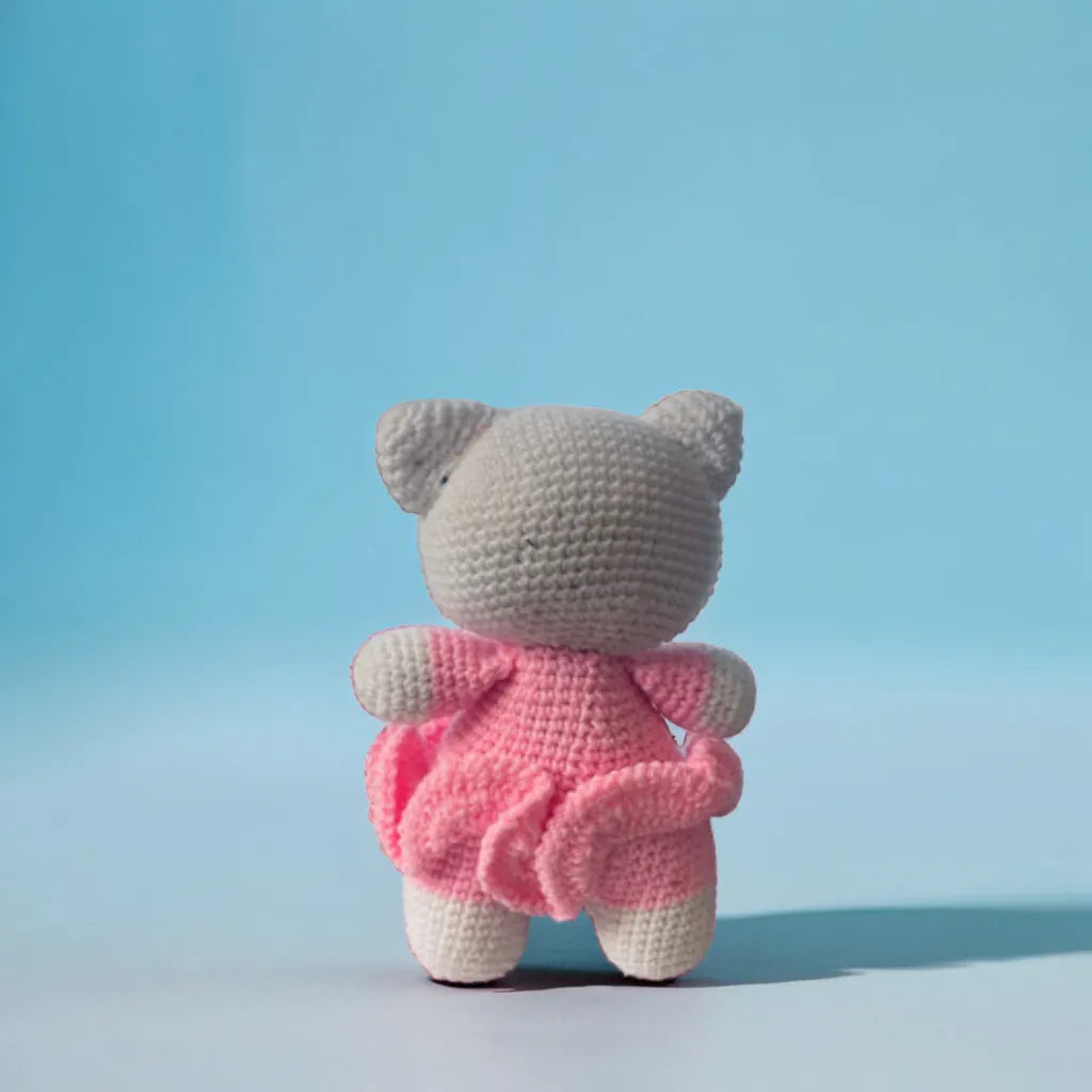 Hello Kittie Crochet Toy