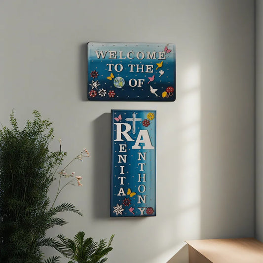 Adults Nameplate Floral