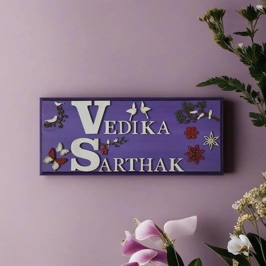 Adults Nameplate Nature Theme