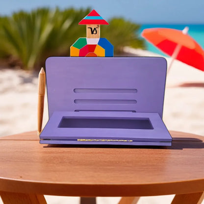 computer girl ipad stand