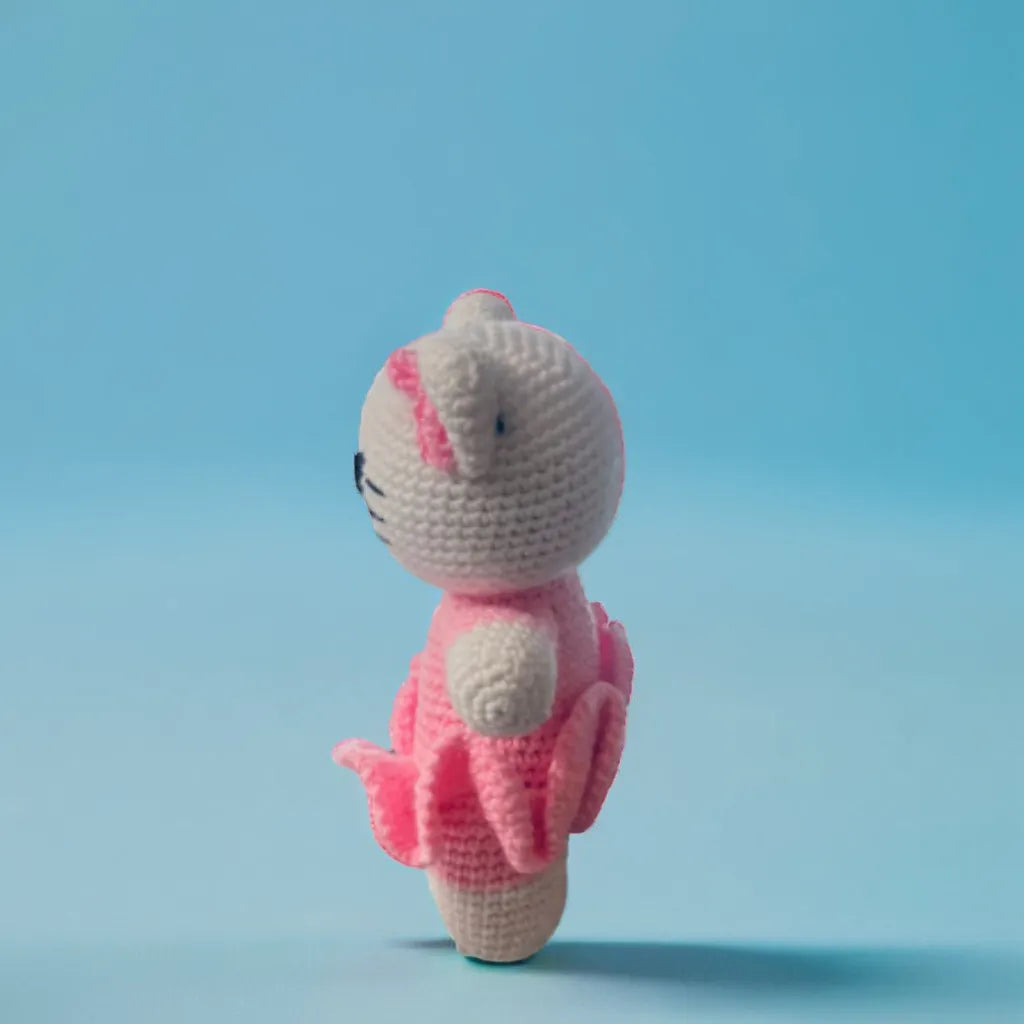 Hello Kittie Crochet Toy