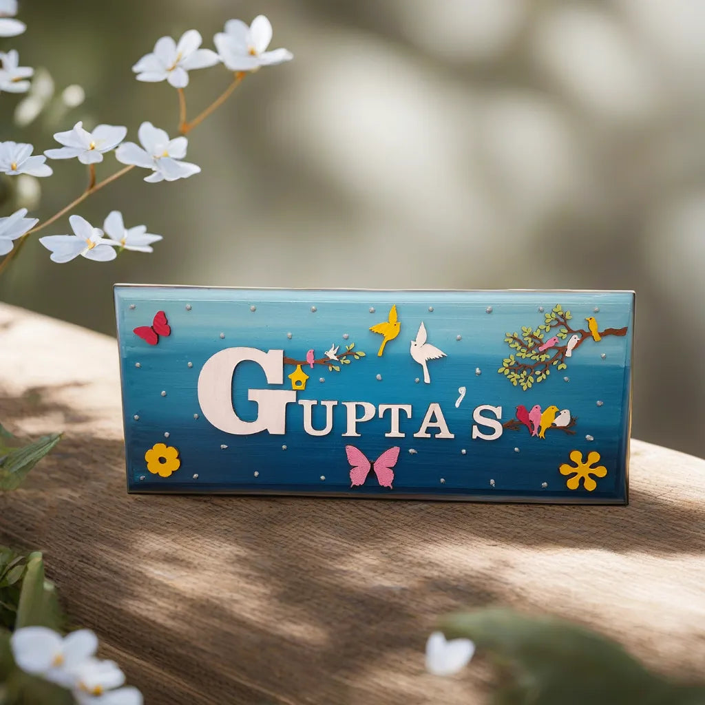 Adults Nameplate Nature Theme