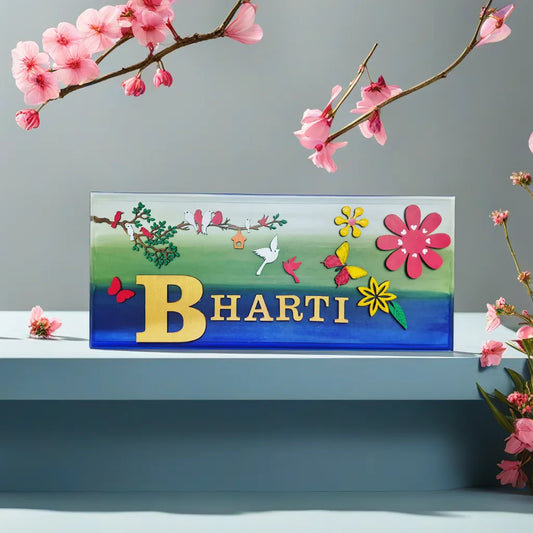 Adults Nameplate Nature Theme