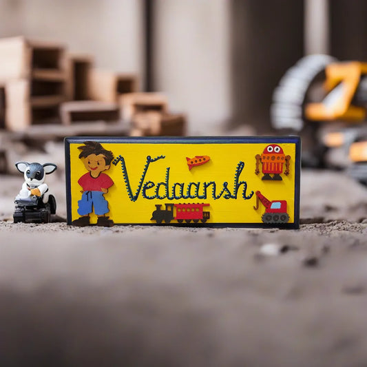 Little Boy Nameplate