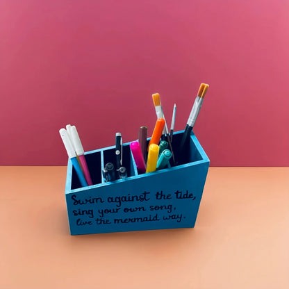 mermaid desk organizer