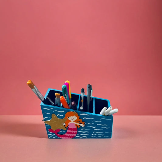 mermaid desk organizer