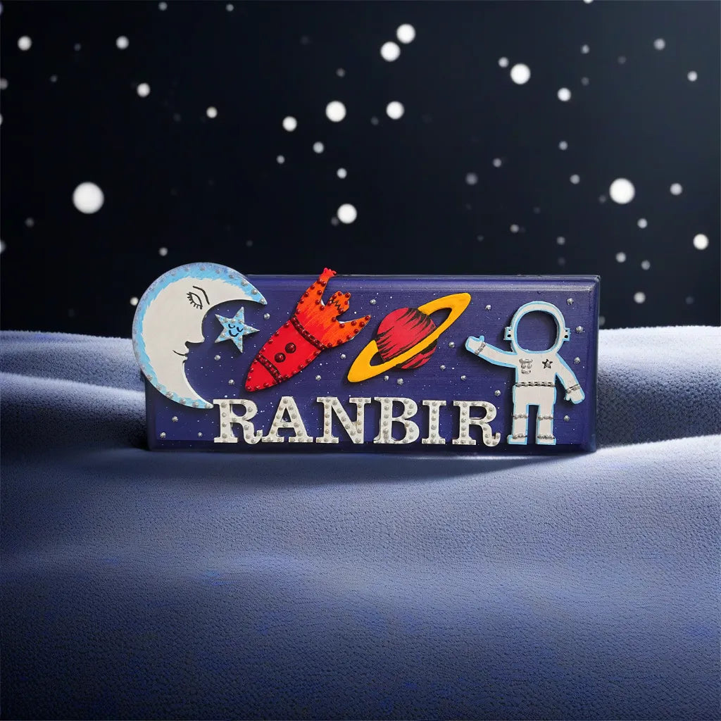 space kids nameplate
